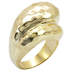 1W036 - Gold Brass Ring with No Stone