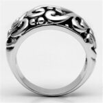 3W052 - Rhodium Brass Ring with No Stone