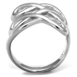 3W1076 - Rhodium Brass Ring with No Stone