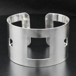 LO1952 - High polished (no plating) Stainless Steel Bangle with No Stone