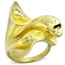 LO3005 - Gold & Brush Brass Ring with No Stone