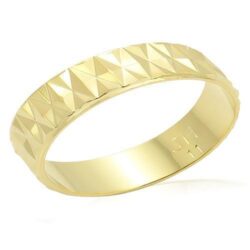 LO981 - Gold Brass Ring with No Stone