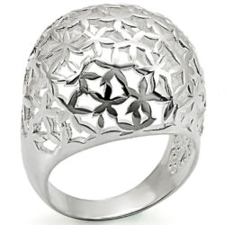 LOS384 - Silver 925 Sterling Silver Ring with No Stone