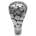 TK048 - High polished (no plating) Stainless Steel Ring with No Stone