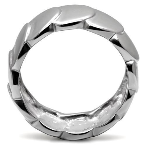 TK049 - High polished (no plating) Stainless Steel Ring with No Stone