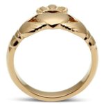 TK160R - IP Rose Gold(Ion Plating) Stainless Steel Ring with No Stone