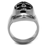 TK1942 - High polished (no plating) Stainless Steel Ring with No Stone