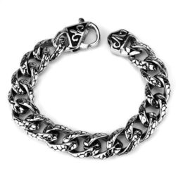 TK1977 - High polished (no plating) Stainless Steel Bracelet with No Stone