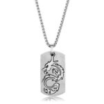 TK1980 - High polished (no plating) Stainless Steel Necklace with No Stone