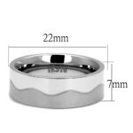 TK2918 - High polished (no plating) Stainless Steel Ring with No Stone