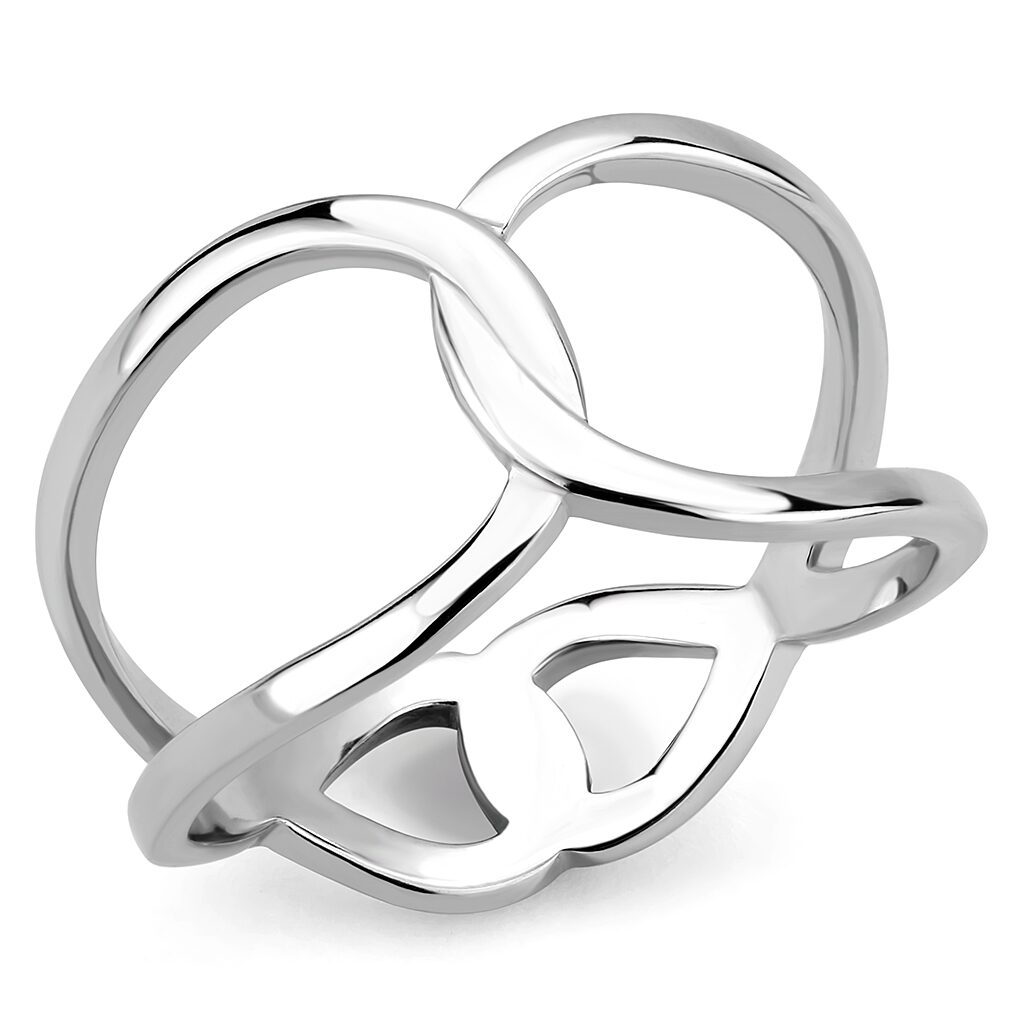 TK3585 - No Plating Stainless Steel Ring with No Stone