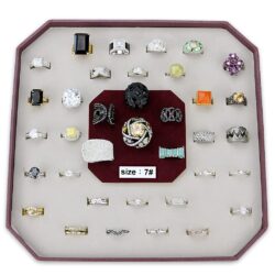 VK-005-SIZE7 - Assorted Brass Ring with Assorted  in Assorted