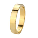 TK3832 - IP Gold Stainless Steel Ring with Top Grade Crystal in Clear